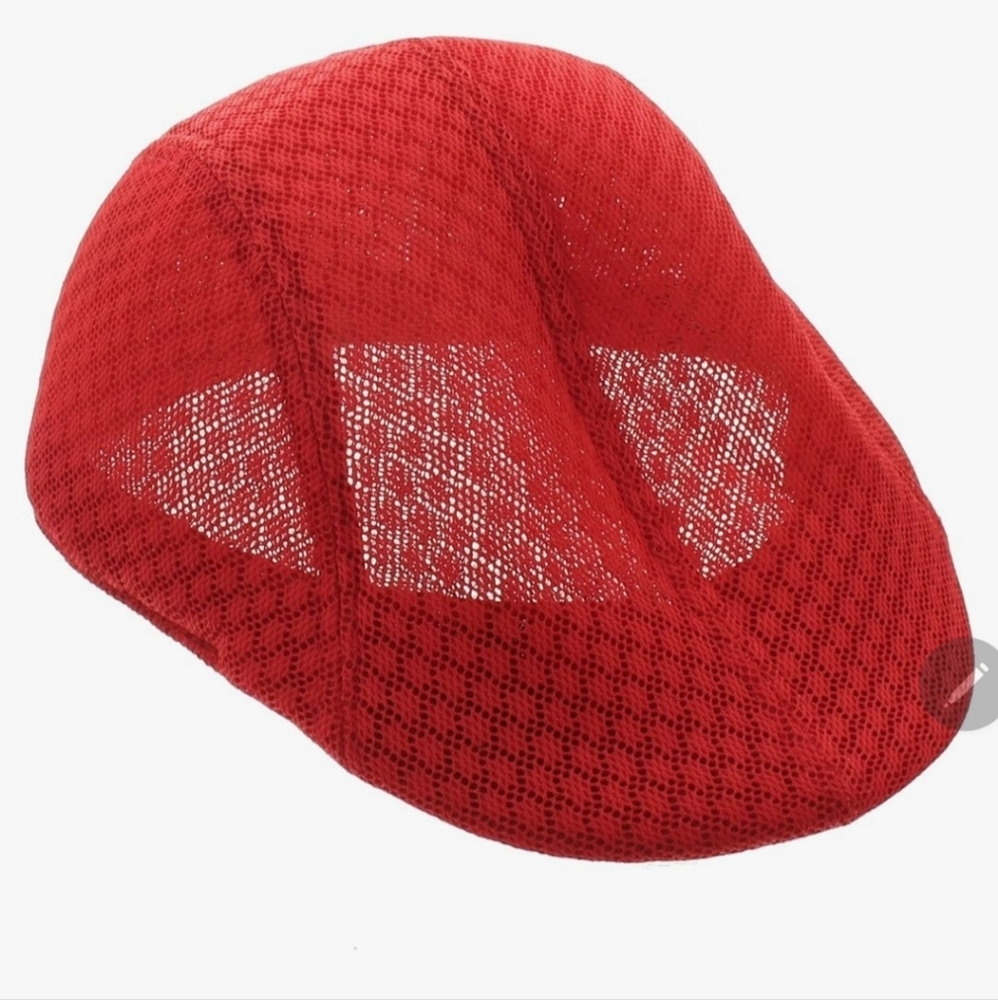 Milani  Men vented  Red  unisex fashionable Taxi hat